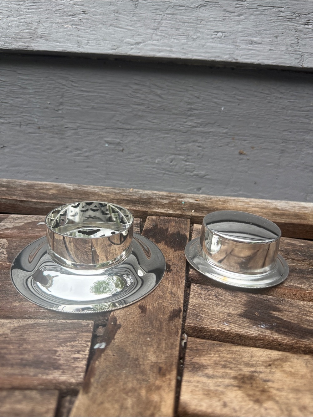 Gorham Polished Silver-Tone Accent Dish Set